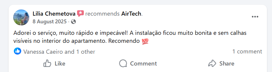 Avaliação Google AirTech